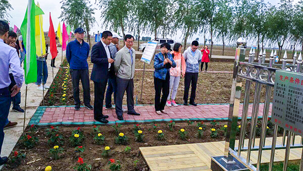 與會領(lǐng)導參觀梨樹縣耕地質(zhì)量與黑土地保護示范區(qū)監(jiān)測點